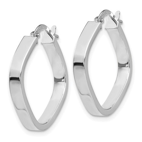 14k Gold Square Hoop Earrings - Elite Fine Jewelers