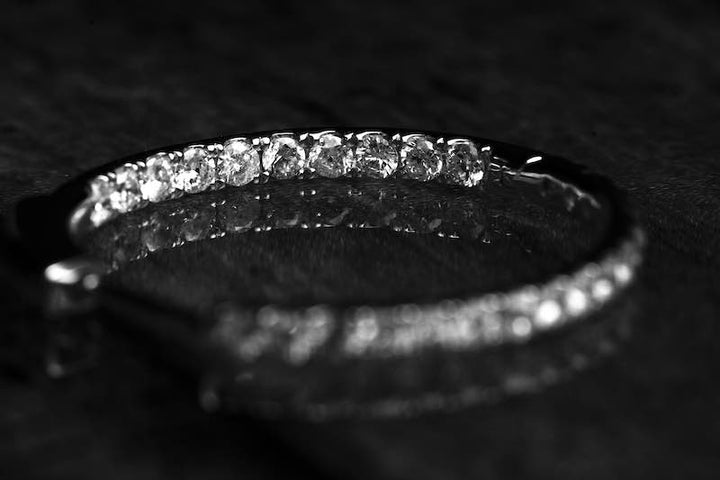 1.79ctw Diamond Eternity Hoops / Inside Out Diamond Hoop Earrings - Elite Fine Jewelers