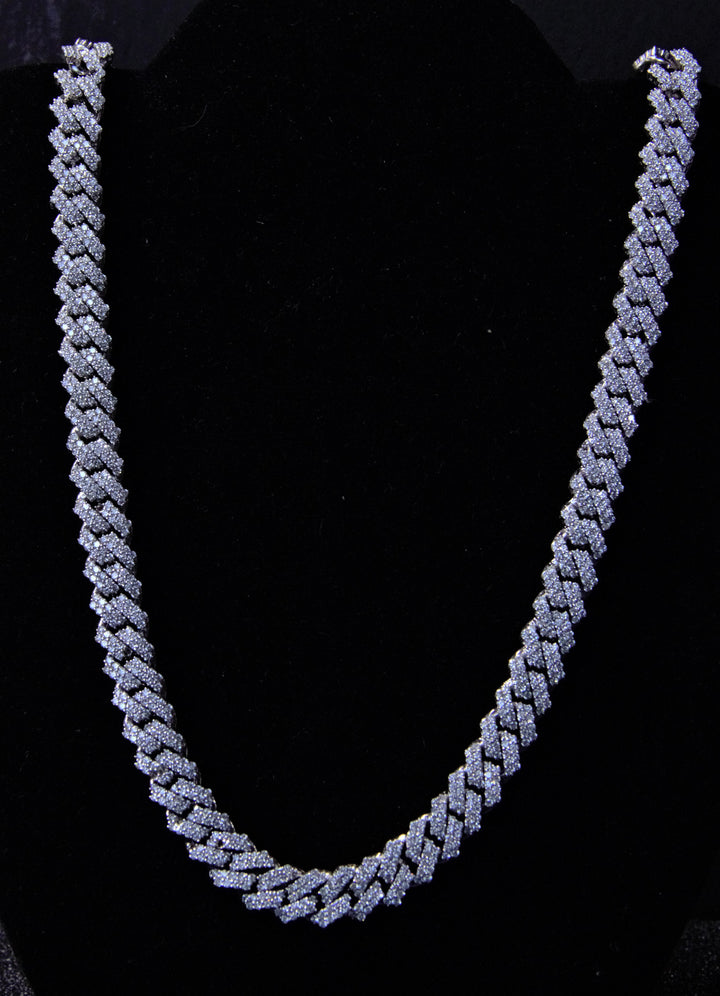 20 Carat Diamond Cuban Link Chain