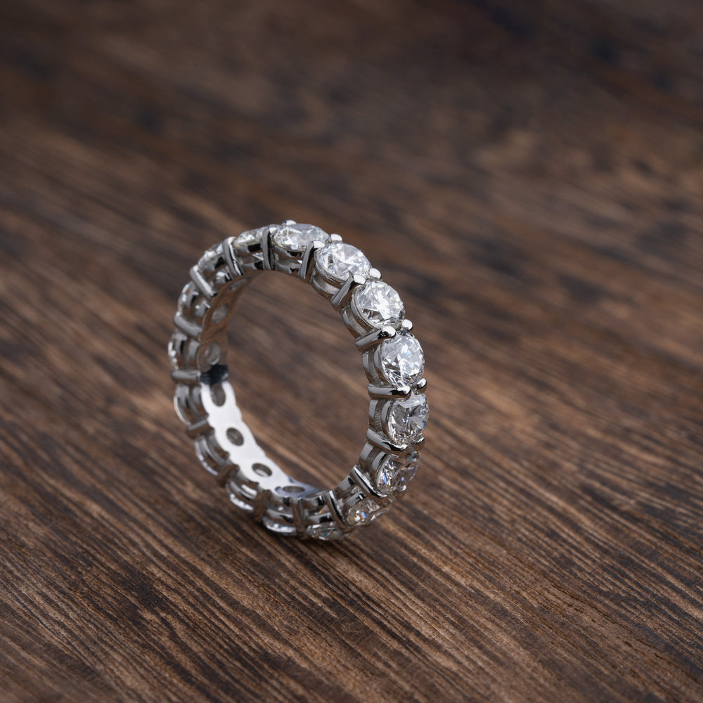 4.81ctw Round Brilliant Diamond Eternity Band
