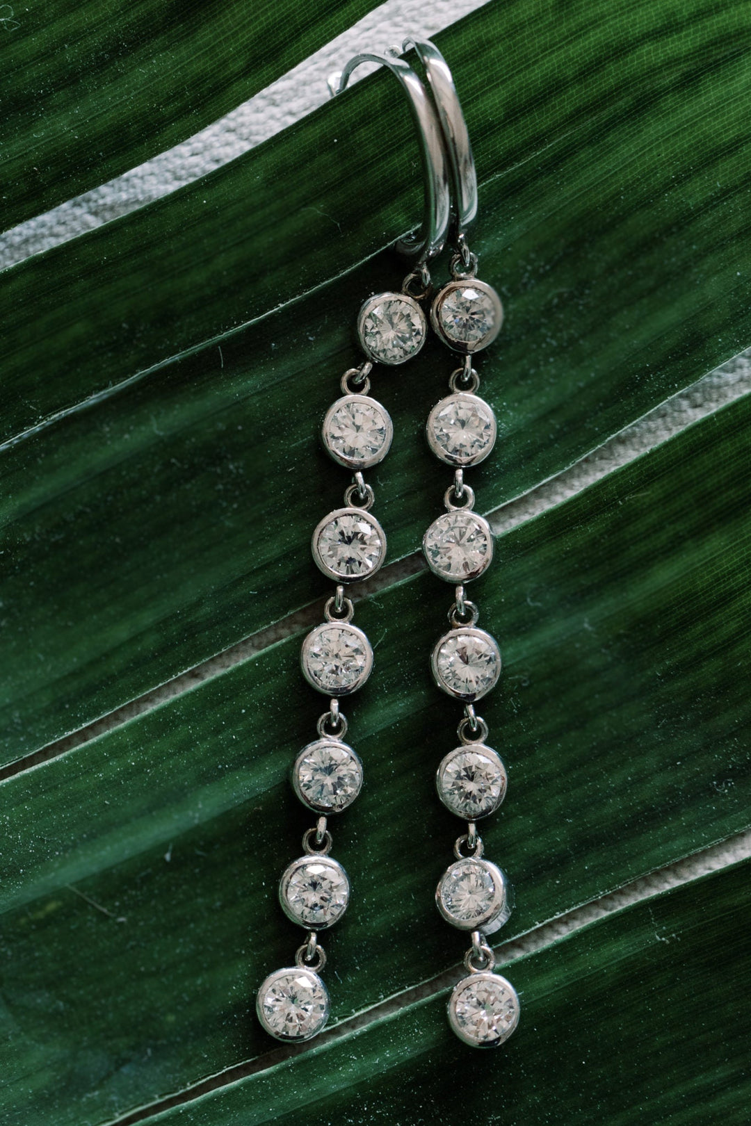 Diamond Dangle Earrings