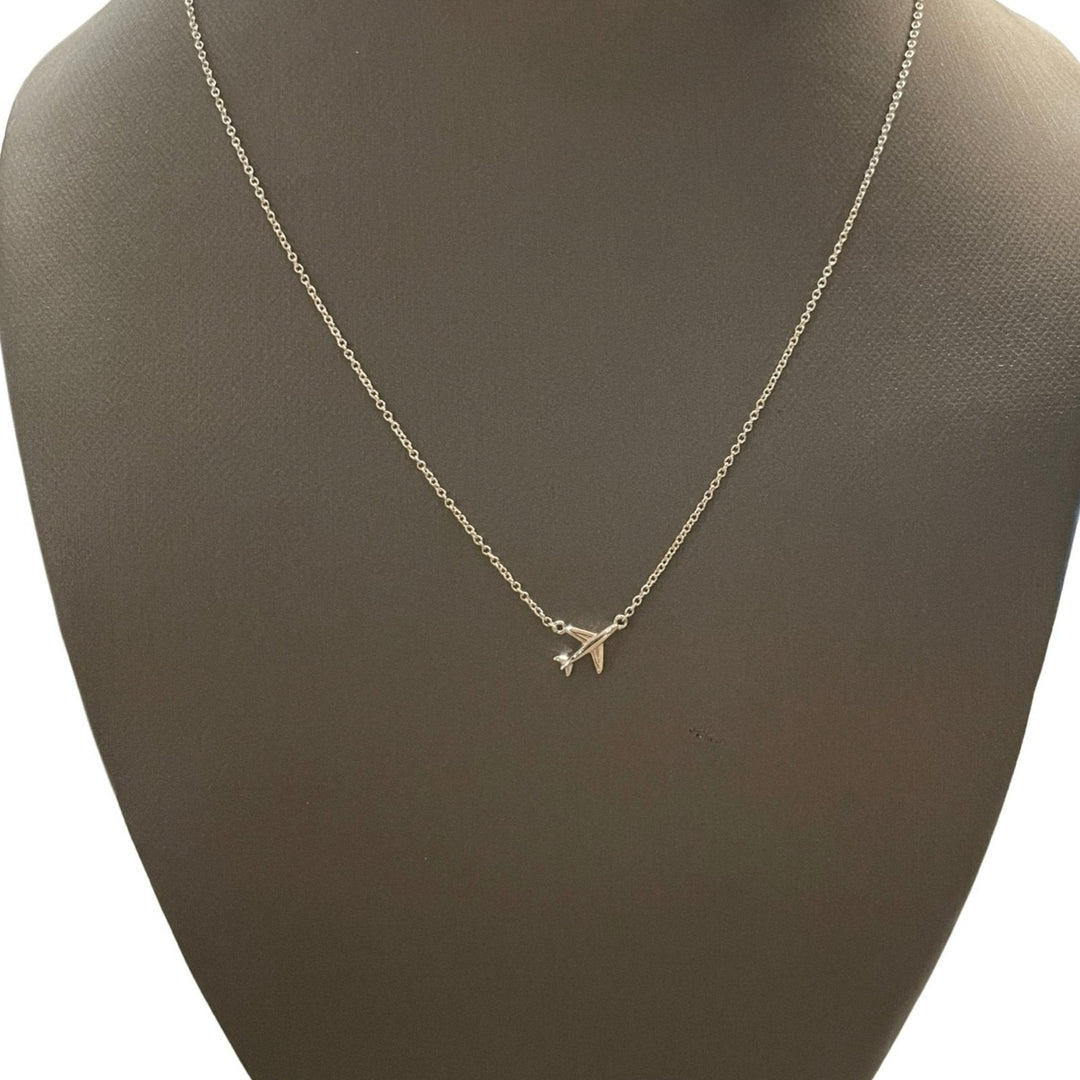 Aviator Dainty Airplane Necklace - Elite Fine Jewelers