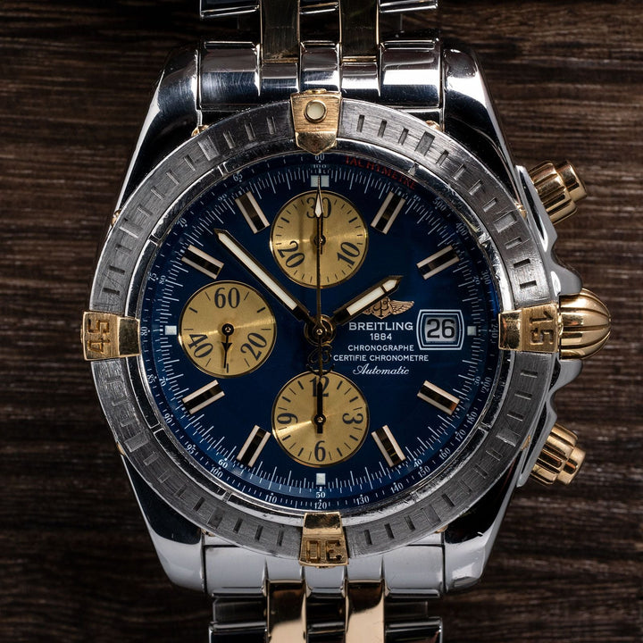 Breitling Chronomat Evolution Two-tone 18Kt Watch