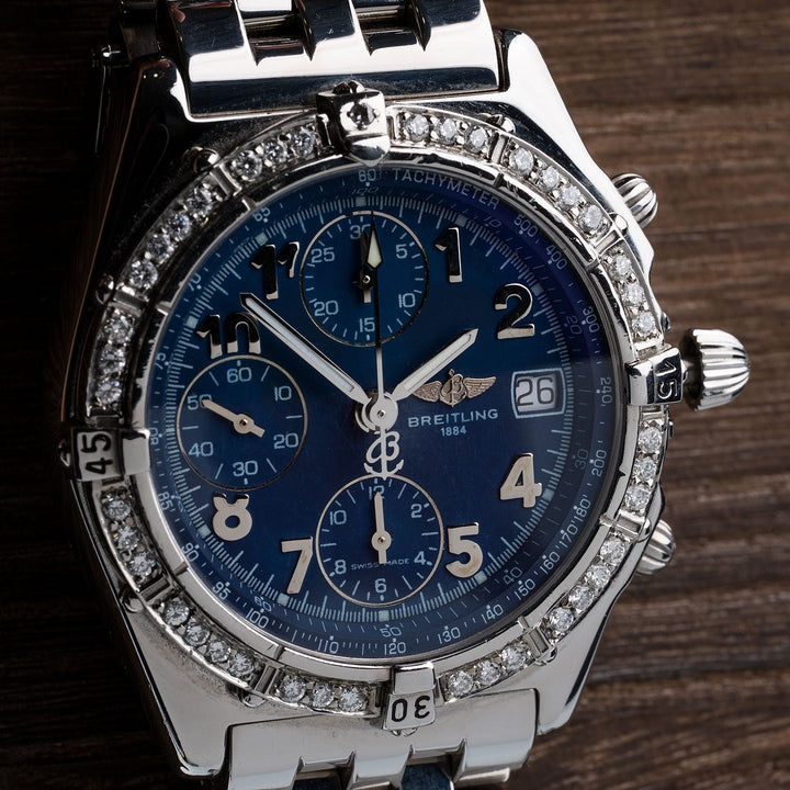 Breitling Chronomat With Diamond Bezel