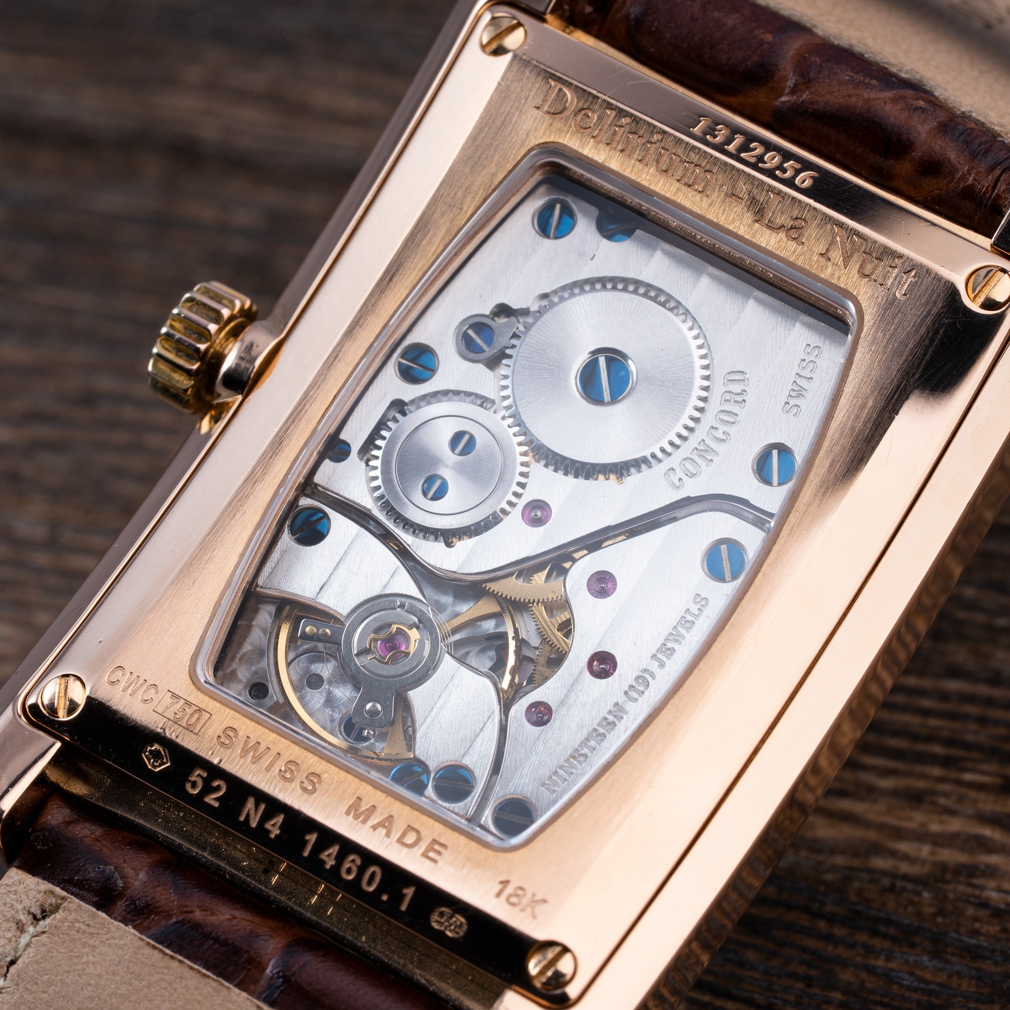 Concord Delirium 18K Rose Gold Leather Strap Watch – Elite Fine