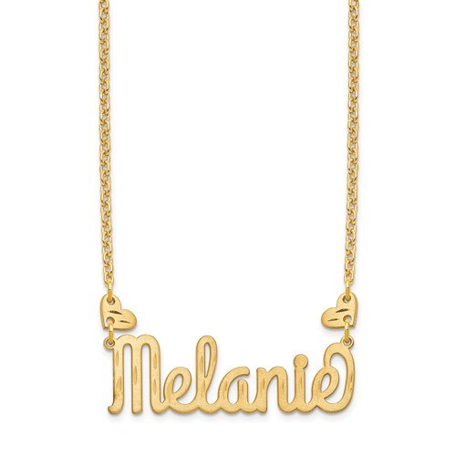 Custom name with hearts necklace