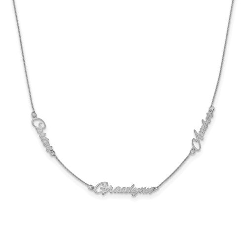 1-3 script name necklace