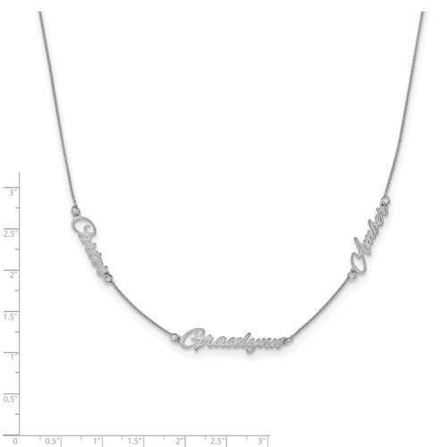 1-3 script name necklace