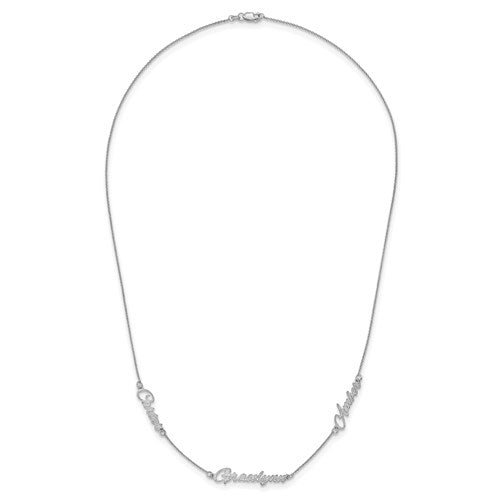 1-3 script name necklace