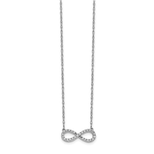 Diamond Infinity Necklace 