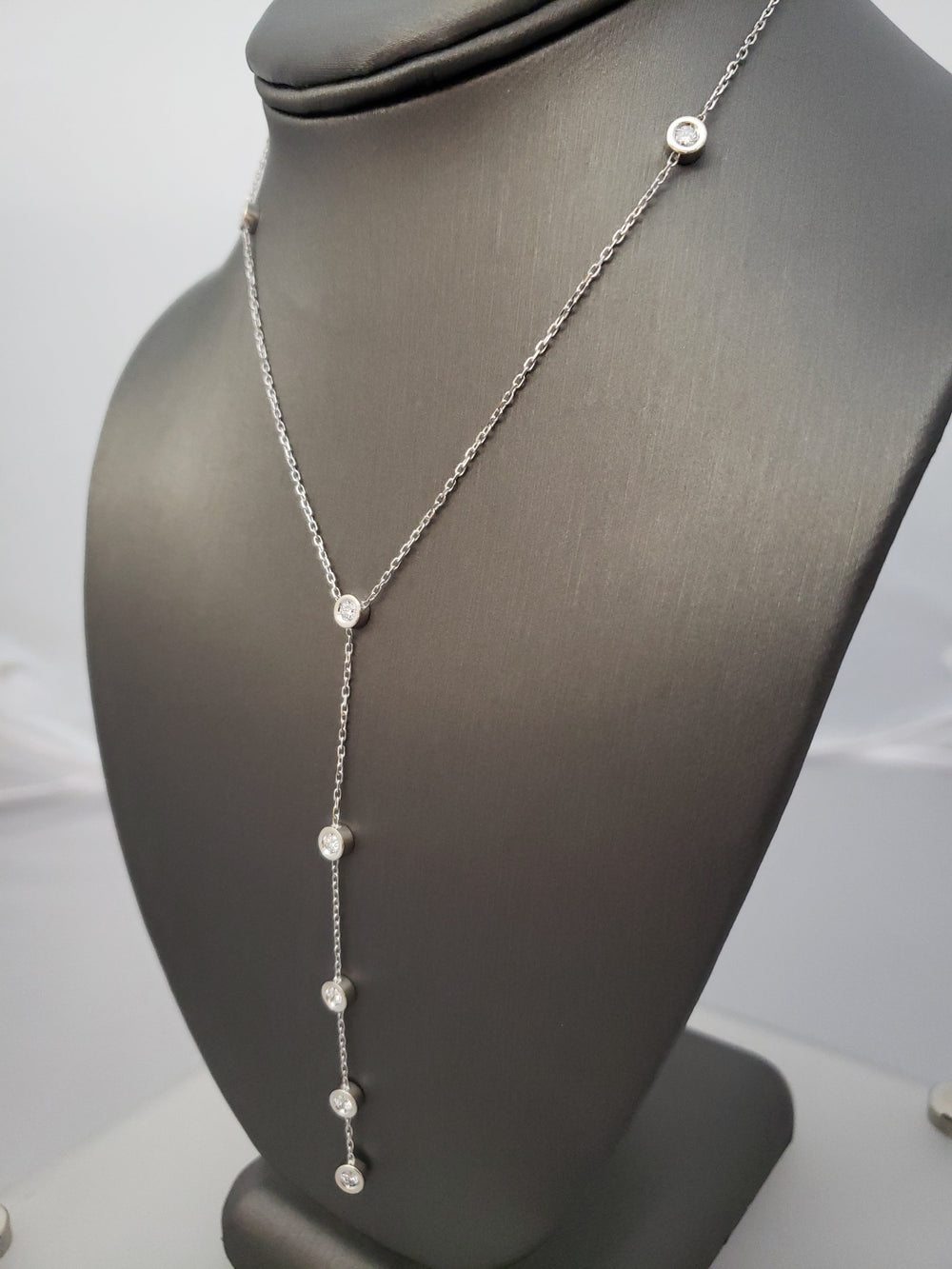 Gucci 18k White Gold .56CTW Diamond Necklace - Elite Fine Jewelers