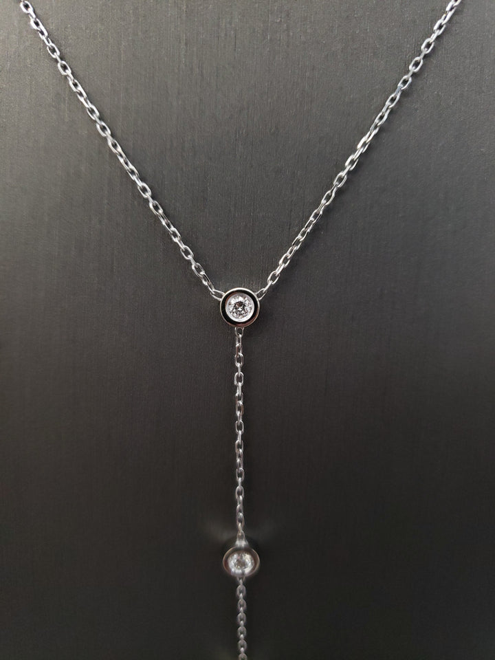 Gucci 18k White Gold .56CTW Diamond Necklace - Elite Fine Jewelers