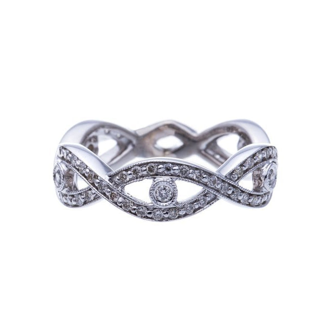 Infinity Diamond Fashion Ring or Wedding Band - Elite Fine Jewelers