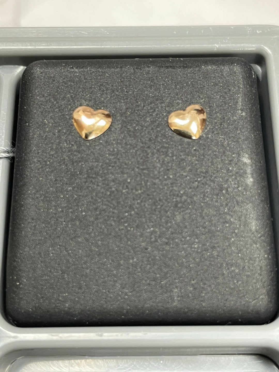 Kids 14K Yellow Gold Post Stud Heart Earrings - Elite Fine Jewelers
