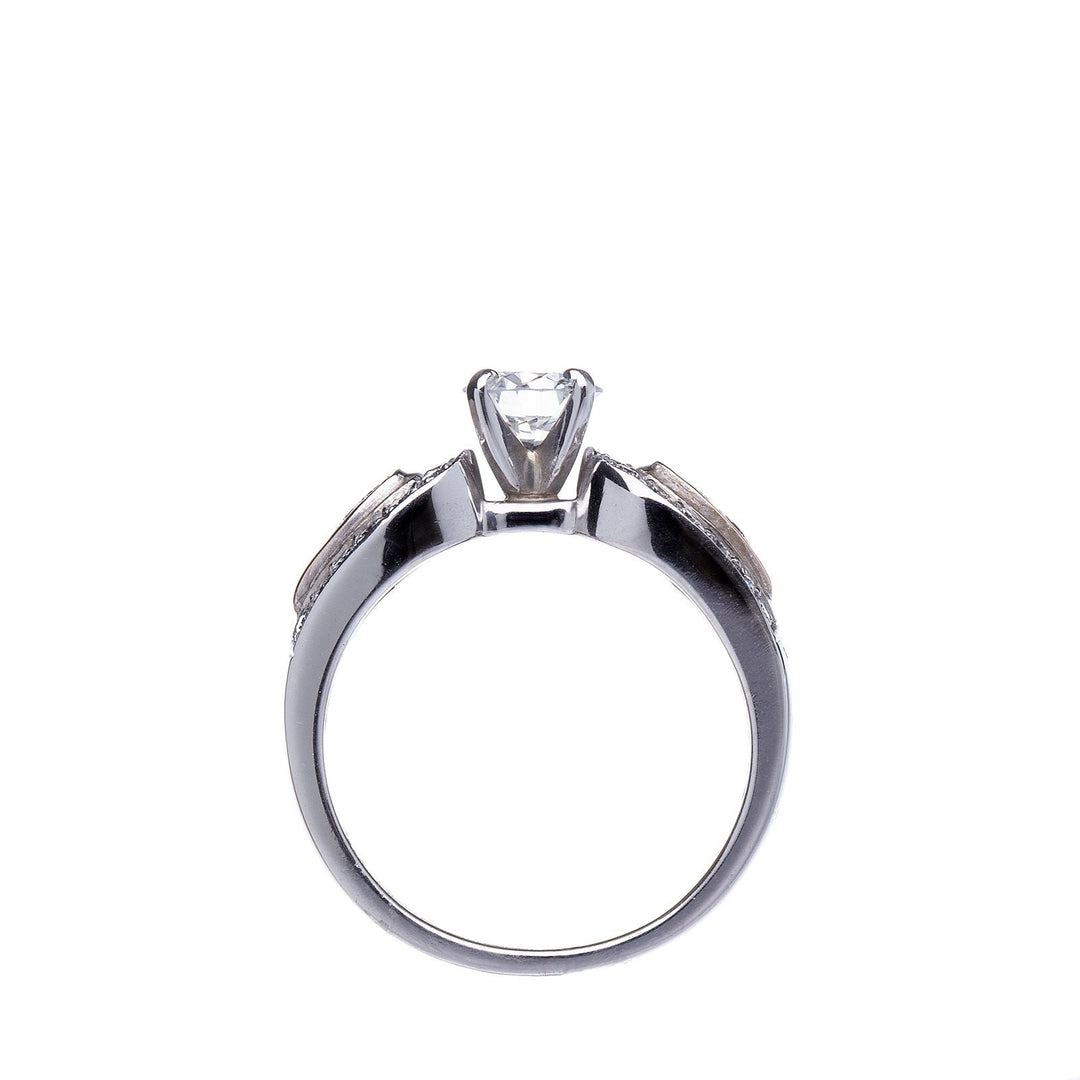 Pink and White Diamond Engagement Ring - Elite Fine Jewelers