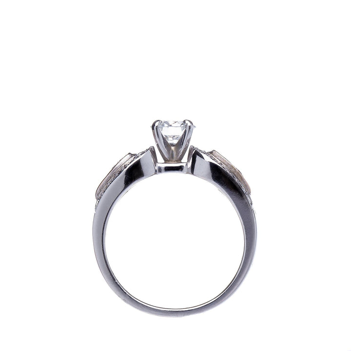 Pink and White Diamond Engagement Ring - Elite Fine Jewelers