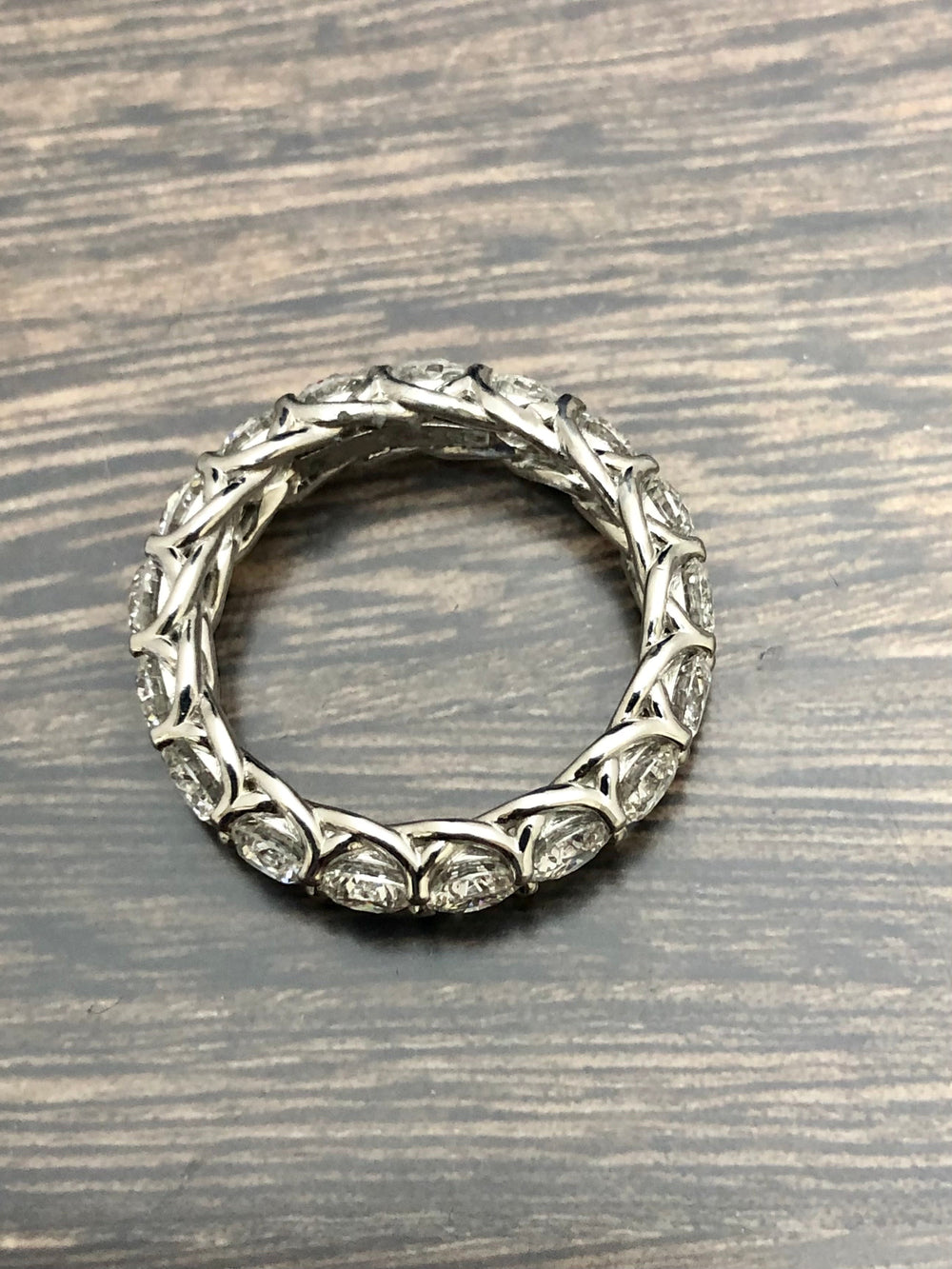 Round Brilliant Diamond Eternity Band in Platinum - Elite Fine Jewelers