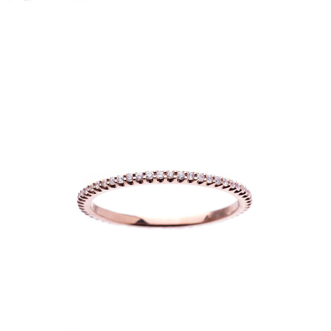 Rose Gold Diamond Fashion Ring or Wedding Band- Perfect for Stacking - Elite Fine Jewelers