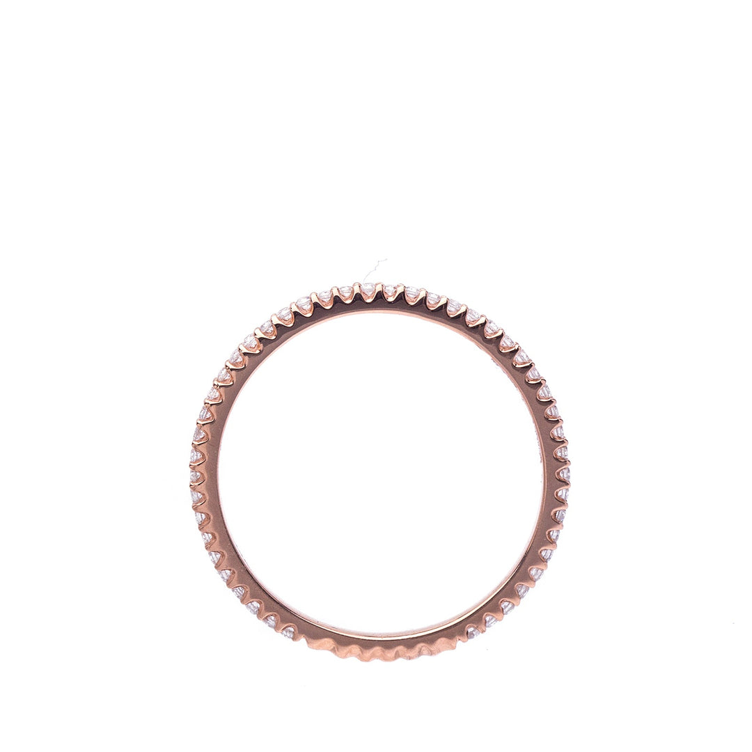 Rose Gold Diamond Fashion Ring or Wedding Band- Perfect for Stacking - Elite Fine Jewelers