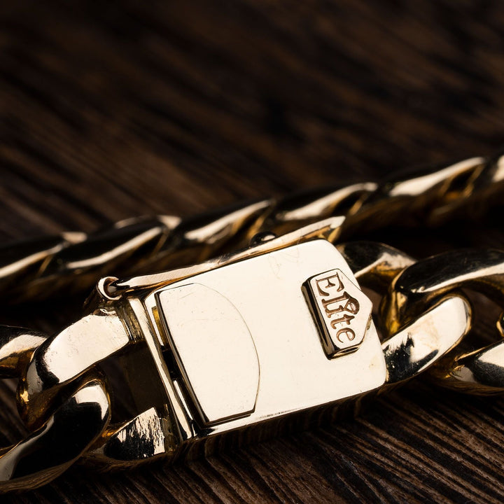 Sleek 14Kt Yellow Gold Cuban Link Bracelet - Elite Fine Jewelers