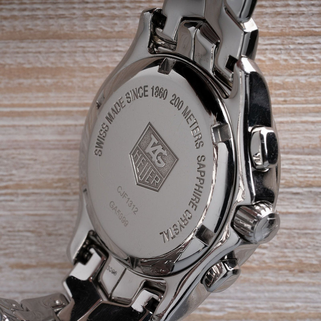TAG Heuer Link Mother of Pearl Dial with Diamond Hour Markers - Elite Fine Jewelers