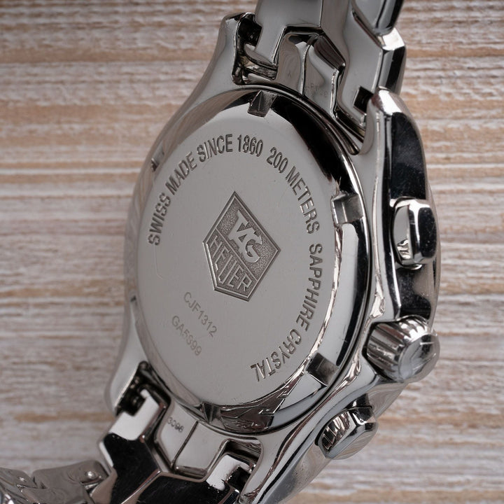 TAG Heuer Link Mother of Pearl Dial with Diamond Hour Markers - Elite Fine Jewelers