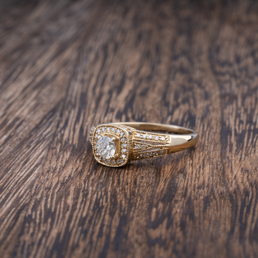 Yellow Gold Engagement Ring Under $1000 - Elite Fine Jewelers